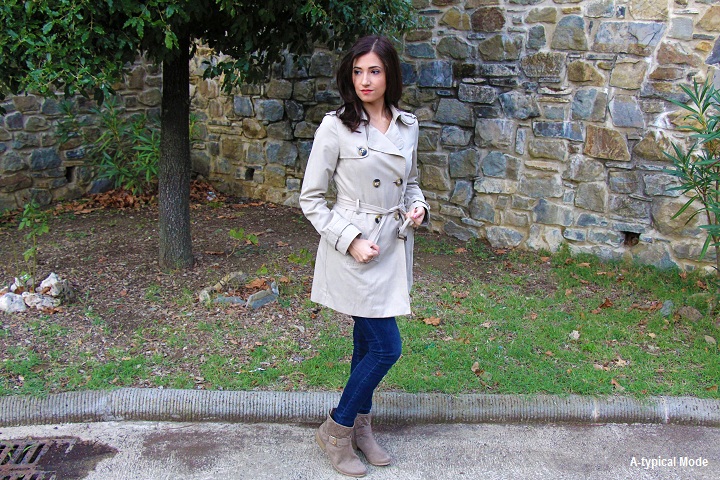 outfit trench fashion blogger